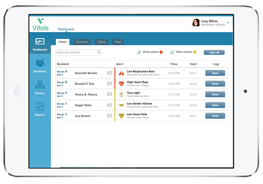 vitalerter ipad alerts